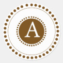 Recherche de point de chocolat autocollants Brun
