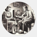 Recherche de radiodiffusion autocollants Logo