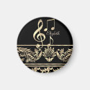 Recherche de note musicale magnets Pour elle
