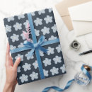 Recherche de fleurs bleu papier cadeau Rétro