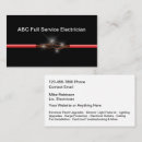Recherche de services électriques cartes visite Moderne