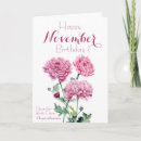 Zoek naar chrysanthemum kaarten November