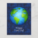 Recherche de planète bleue cartes postales Étoiles