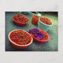 Recherche de piments cartes postales Rouge
