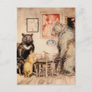 Recherche de ours vintage cartes postales Hiver