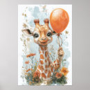 Recherche de peinture de girafe posters Pour enfants