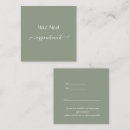 Recherche de rendez vous de salon cartes visite Minimaliste