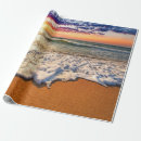 Recherche de coucher du soleil de plage papier cadeau Beau