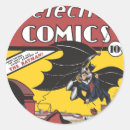 Recherche de bande dessinée vintage autocollants Logo batman
