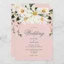 Recherche de marguerite mariage invitations Aquarelle