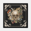 Recherche de de crâne magnets Floral