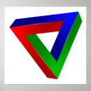 Zoek naar illusies posters Groen