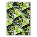 Recherche de peintures bleues de papillon vœux cartes Jaune