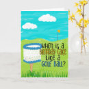 Zoek naar grappige golfen kaarten Voor hem