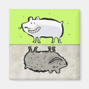 Recherche de moustaches drôles magnets Animaux