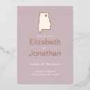 Recherche de alabama invitations Minimaliste