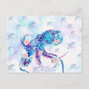 Recherche de kraken cartes postales Bleu