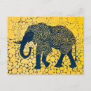 Recherche de éléphant abstrait cartes postales Moderne