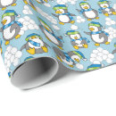 Recherche de pingouin heureux papier cadeau Pingouins