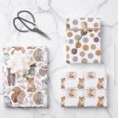 Recherche de renard mignon papier cadeau Moderne