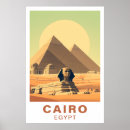 Zoek naar egypte kunst Retro reisposter