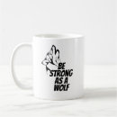 Recherche de loup sauvage tasses Animaux