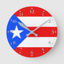 Recherche de drapeau de porto rico horloges Patriotique