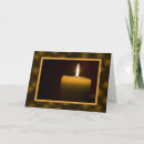 Recherche de la flamme vœux cartes Bougie
