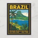 Recherche de affiche de voyage du brésil cartes postales Vintage