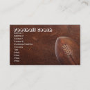 Recherche de entraîneur de football américain cartes visite Entraînement