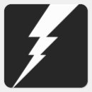 Recherche de éclair blanc autocollants Boulon