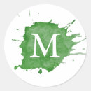 Recherche de postal autocollants Monogramme