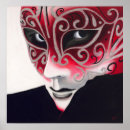 Recherche de peinture de carnaval posters Masque