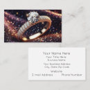 Recherche de bague à diamant cartes visite Bijoutier