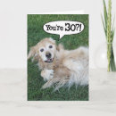 Zoek naar grappige 30ste verjaardagskaarten Hond