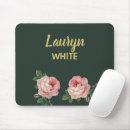 Recherche de rose foncé tapis souris Floral