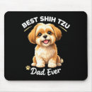 Recherche de tzu shih tapis souris Chien mignon