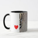 Recherche de zèbre noir et blanc tasses Tendance
