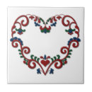 Recherche de coeur floral carreaux Scandinave