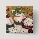 Recherche de bonhomme de neige badges Blanc