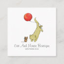 Recherche de souris mignonne cartes visite Customer