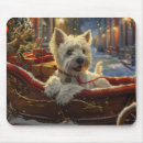Recherche de westie tapis souris Noël