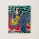 Recherche de guitare puzzles Fleurs