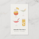 Zoek naar barman visitekaartjes Cocktail