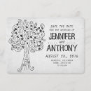 Recherche de initiales horizontales 11x16 invitations Coeur