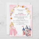 Recherche de conte de fées invitations D'anniversaire de princesse