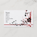 Recherche de nature abstraite cartes visite Fleurs