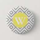 Zoek naar geel monogram buttons Knoop