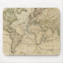 Zoek naar world map muismatten Gekleurd