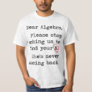 Recherche de algèbre tshirts Maths